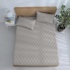 Ishur 伊舒爾 3M石墨烯防潑水保潔墊 加大6R 180 x 186cm 台灣製造, 淺灰色