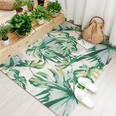AFAMIC 艾法 可剪裁刮泥玄關腳踏墊地毯 絲圈印花地墊, 1個, 雨林