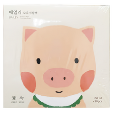 BaILEY 拋棄式母乳儲存袋 豬寶寶 100ml, 30個, 1盒