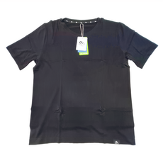 CHEAUCHI 巧奇 COOL涼T V領中性素T, L, 墨菊黑