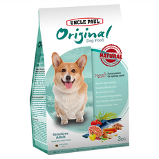 UNCLE PAUL 低敏成犬狗飼料 小顆粒 - 保羅叔叔田園生物糧狗食, 海洋魚肉(鯖魚/鮪魚/鱈魚/沙丁魚/鯡魚) / 雞肉, 3kg, 1包