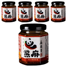 熊麻 麻辣醬, 165g, 5罐