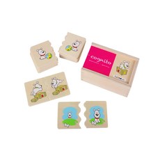 beleduc 趣味配對桌遊,空間方位, 3歲以上, 20塊拼圖, 1組