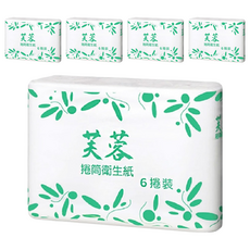 芙蓉 捲筒衛生紙 100%原生紙漿 規格: 10.0公分x11.0公分 數量: 270張(CNS許可差±5%), 10cm, 6捲, 5袋