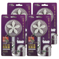 minono 米諾諾 水管阻髮器 水管防阻器 4組, 小花