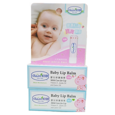 貝恩 Baan 嬰兒修護唇膏 (原味/草莓) 5g 天然植物萃取 溫和滋潤 寶寶護唇, 草莓, 1個