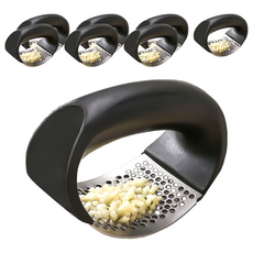 小麥購物 不鏽鋼壓蒜器 Y004 624g, 8個, 混和顏色