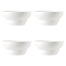BOWLBOWL 原創麵碗, 乳白色, 4入