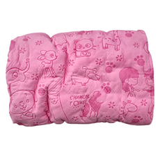 萌貝貝 寵物強力快乾吸水毛巾 仿鹿皮吸水棉, 粉色, 1組