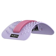 MICHAEL FITNESS 麥克健身 磁石按摩背部伸展器 - 紫色 PP抗壓支撐面板 ABS耐磨底盤, 38.5 x 21.5cm, 1個