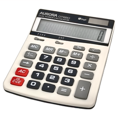 AURORA 震旦 DT850 計算機, 12位數超大型顯示螢幕 雙電源模組太陽能&電池, 1個