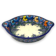 KALICH 波蘭陶 絢麗花園系列 雙耳烤盅, 1個