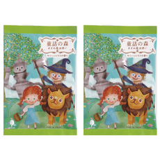 KOKUBO 小久保童話森林入浴劑綠野仙蹤 2包 陽光柑橘香氛 在家享受泡澡樂趣, 50g