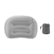 comet 露營充氣枕 附收納袋 81g, 1個, 灰色