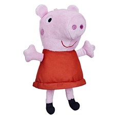 Peppa Pig 粉紅豬小妹 咯咯笑佩佩絨毛娃娃, 152mm, 咯咯笑佩佩 粉色 + 紅色, 1個