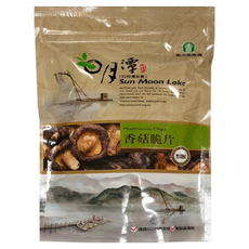 魚池鄉農會 香菇脆片, 通過SGS檢驗合格 無添加防腐劑 純素可用 夾鏈袋設計, 90g, 1包