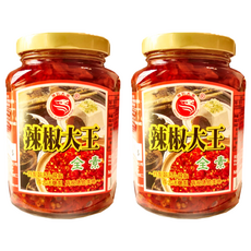 勝記大榮 辣椒大王, 純素, 新鮮朝天辣椒釀製, 360g, 2罐