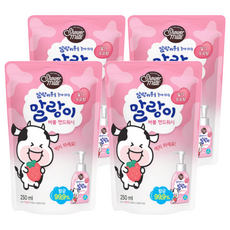 Shower mate 泡泡洗手慕斯補充包 草莓香, 4包, 250ml