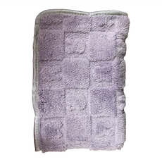 法蘭絨寵物毛毯 素色紫 舒適保暖寵物墊, 1個