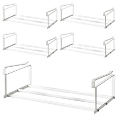 小麥購物 下掛式伸縮置物架 C459 769g, 白色, 5個