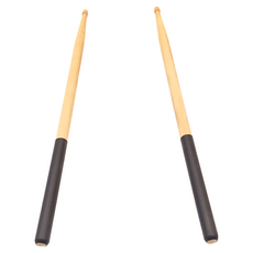 爵士鼓 電子鼓 5A 楓木 防滑鼓棒, 黑色, 1組