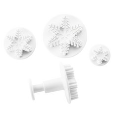 ibili Sweet 餅乾推壓模3件組, 雪花, 1組