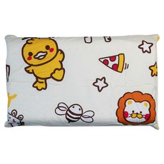 100%天然兒童乳膠枕頭, 26 x 43 x 6.5cm, 動物園