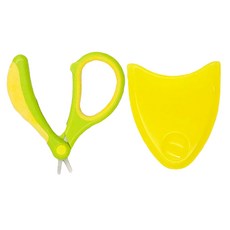 KAI 貝印 嬰兒短刃自動剪刀 附蓋 3個月以上, JHK-24828, 1組