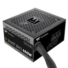 thermaltake 曜越 Smart BM3 650W銅牌半模電源供應器 PS-SPD-0650MNFABT-3 150 x 86 x 140mm 黑色 適溫5~45度, 1個