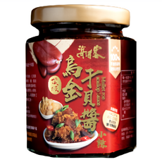 海濤客 烏金干貝醬 烏魚子 干貝絲, 180g, 1罐