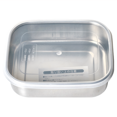 SHIMOMURA 下村 18-8不鏽鋼保鮮盒 深型 S 570ml, 1個