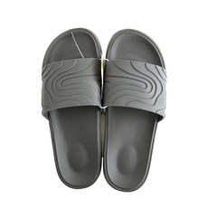 Funplus 輕鬆流線室外拖鞋，加厚30mm，止滑耐磨，EVA材質, 265mm, 深灰色