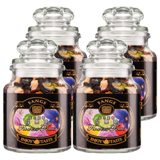 FANGS 方氏 藍色憂鬱花果茶, 70g, 4罐, 1瓶