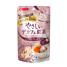 Tea Boutique 晚安睡前茶 英式早餐茶 立體茶包, 1.2g, 10入, 1袋