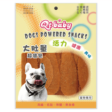 Qt baby 313大肚量 香軟薄片量販包 320g 狗零食, 雞胸肉, 1包