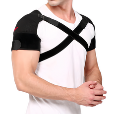 Aolikes 護肩 運動防護 透氣舒適 可調節肩部支撐, M, 1個