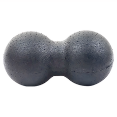 自我放鬆EPP健身按摩球, 弧形設計 保護脊椎, 藍黑, 1個