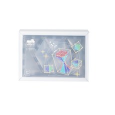 MNTL 磁力建構片 邏輯學家 36片, 透明色, 1盒