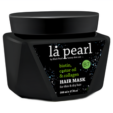 Sea of Spa La Pearl 黑珍珠生物素膠原蛋白髮膜，適用於細軟和乾燥髮質, 500ml, 1罐