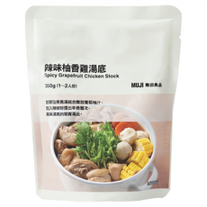 MUJI 無印良品 辣味柚香雞湯底, 350g, 1包