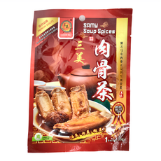 三美 馬來西亞正宗巴生肉骨茶湯料包 35g, 1包