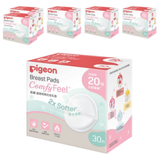 pigeon 貝親 蘆薈精華防溢乳墊, 30片, 6盒