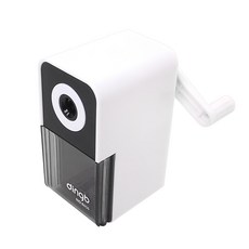 dingb 鼎邦 兩階段可調式削鉛筆機，底部防滑處理, 白色, 1個