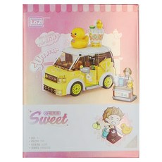 LoZ 積木玩具 鴨鴨檸檬車 4209 3歲以上, 1盒