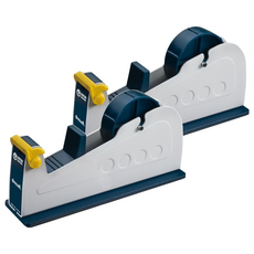 Excell 單軌桌上型膠帶台 ET-117 適用於1英寸寬3英寸管芯膠帶, 2個