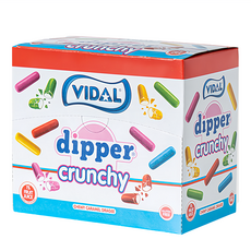 VIDAL脆心軟糖 DIPPER CRUNCHY 耐嚼焦糖 無麩質, 810g, 1盒