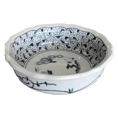 藍染藏 6吋厚缽 17x3.5cm 300ml 日本製 瓷器, 藍染, 1個