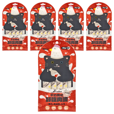 Catfeet 羊奶機能好吃肉泥, 60g, 雞肉 + 蔓越莓 + 化毛, 5袋