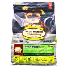 OVEN-BAKED TRADITION 烘焙客 幼犬野放雞飼料 1~12個月幼犬 孕犬 哺乳犬適用 犬用, 2.27kg, 1袋, 野放雞