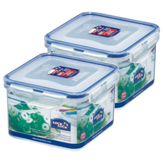 LocknLock 樂扣樂扣 塑膠保鮮盒 NTL-CN-24, HPL855 860ml, 2個